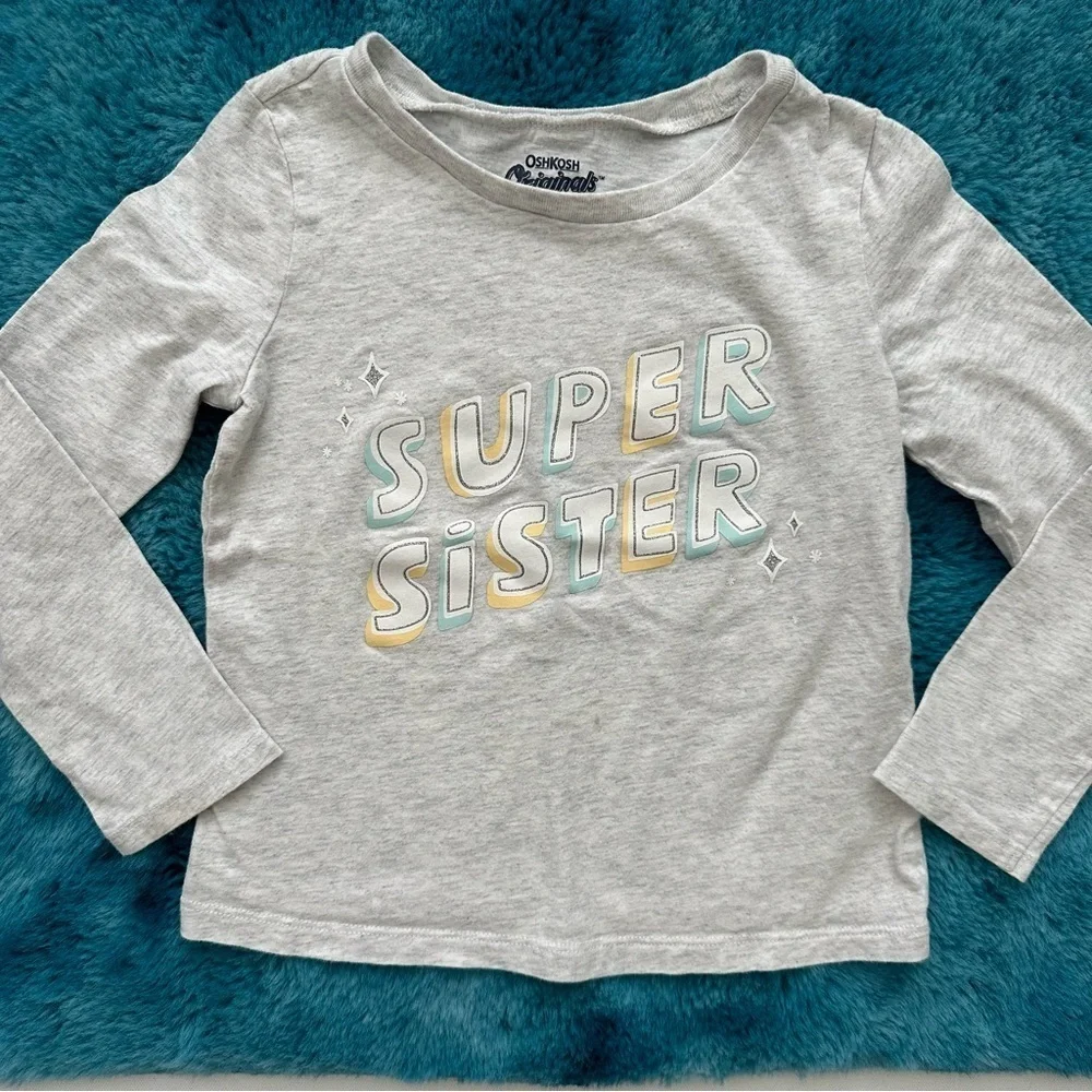 OshKosh Toddler Girl Long Sleeve Graphic Tee Size 5T